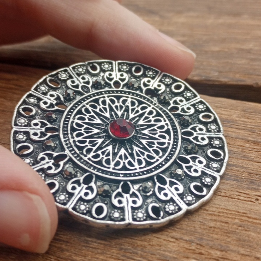 Stunning Ruby Amulet Pendant P243 - image 2